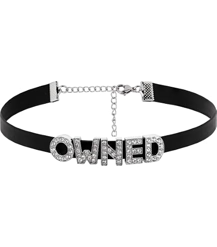 Amazon.com: Sacina Yes Sir Cute Choker, Gothic Punk Black PU